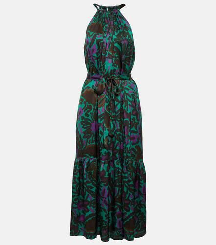 Robe midi Kareese imprimée en satin - Velvet - Modalova