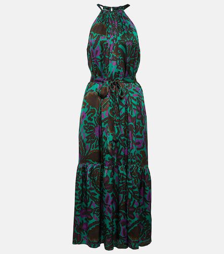 Vestido midi Kareese de satén estampado - Velvet - Modalova