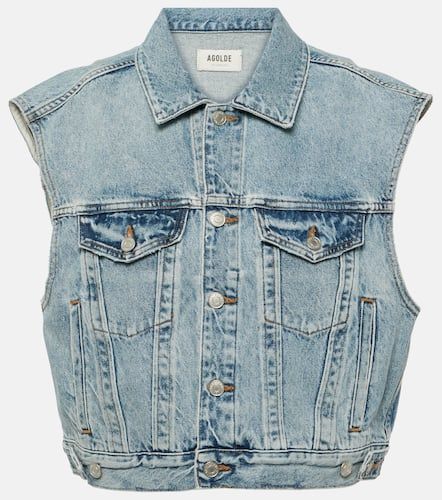 Agolde Chaleco Charli de denim - Agolde - Modalova