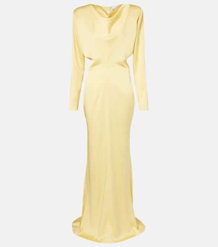 Robe longue en satin - Stella McCartney - Modalova