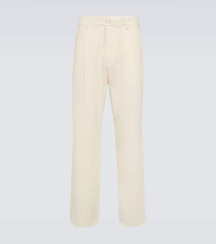 Cotton and silk straight pants - Auralee - Modalova