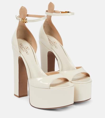 Tan-Go 155 patent leather platform sandals - Valentino Garavani - Modalova