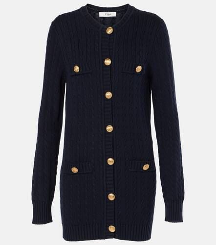 Chloé Cable-knit cotton cardigan - Chloe - Modalova