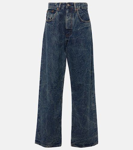 Jeans rectos de tiro alto - MM6 Maison Margiela - Modalova