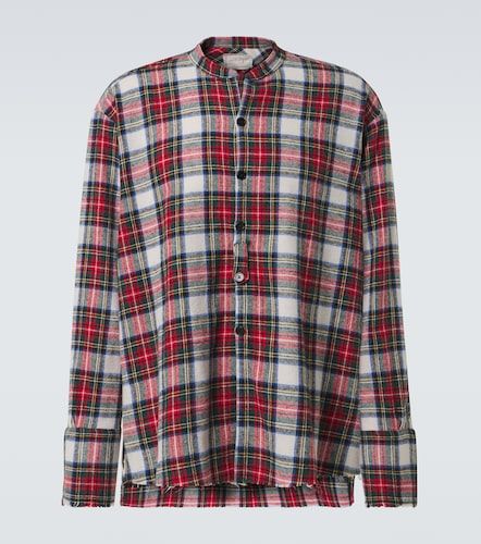 Camisa de algodón a cuadros - Greg Lauren - Modalova