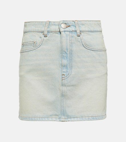 Minigonna di jeans a vita alta - Ami Paris - Modalova