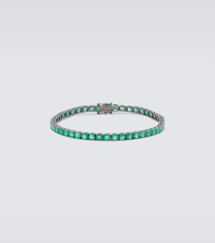 Kt gold tennis bracelet with emeralds - Shay Jewelry - Modalova
