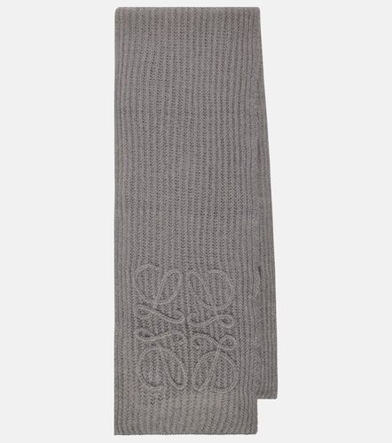 Anagram open-knit mohair-blend scarf - Loewe - Modalova