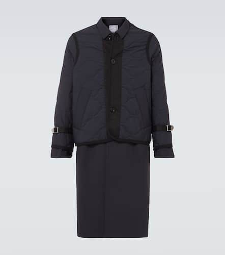 Sacai Quilted layered ripstop coat - Sacai - Modalova