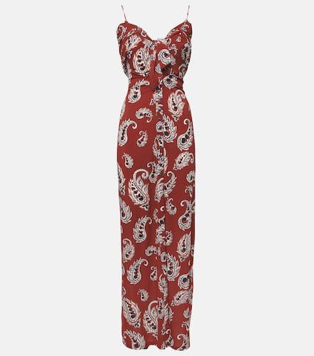 Rabanne Paisley jersey long dress - Rabanne - Modalova