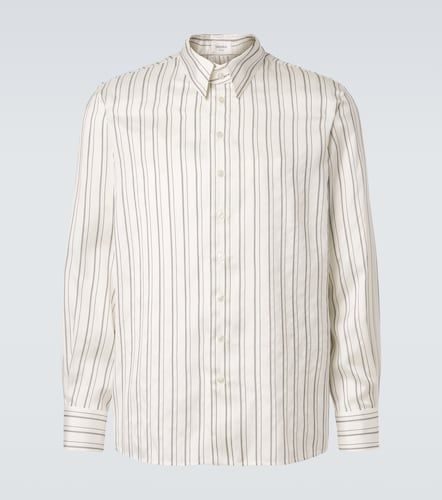 Camicia in seta a righe - Saint Laurent - Modalova