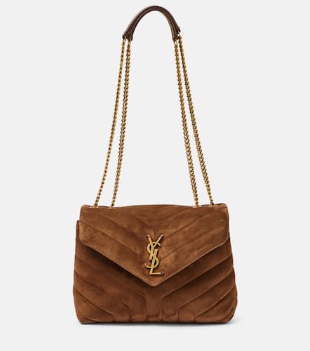 Borsa a spalla Loulou Small in suede - Saint Laurent - Modalova