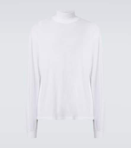 Seamless cotton jersey turtleneck sweater - Auralee - Modalova