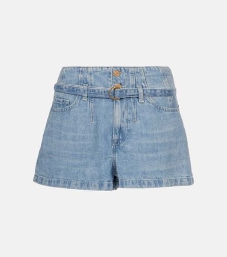 Kansas belted high-rise denim shorts - 7 For All Mankind - Modalova