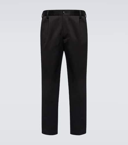 Cotton gabardine straight pants - Junya Watanabe - Modalova