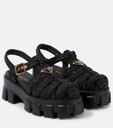 Prada Monolith platform sandals - Prada - Modalova