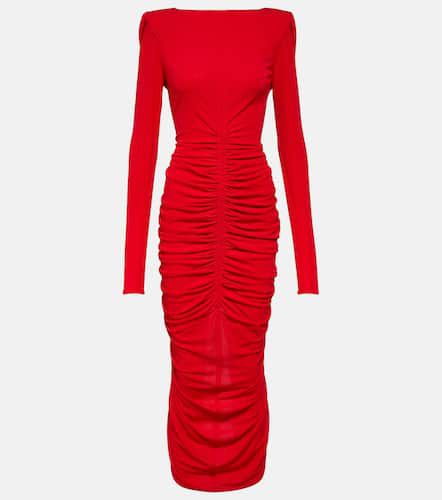 Vestido midi de crepé fruncido - Givenchy - Modalova