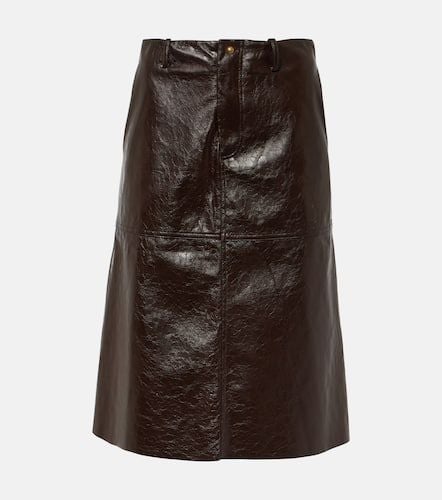Jacques Wei Faux leather midi skirt - Jacques Wei - Modalova
