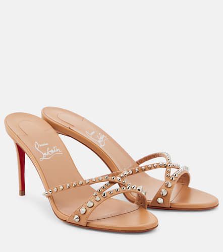 Mules Tatoosh 85 de piel con tachuelas - Christian Louboutin - Modalova