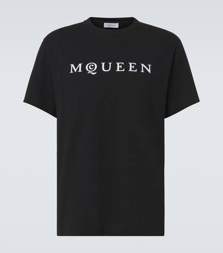 Logo cotton jersey T-shirt - Alexander McQueen - Modalova