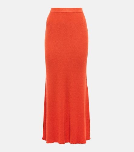 Epper ribbed-knit high-rise midi skirt - Gabriela Hearst - Modalova