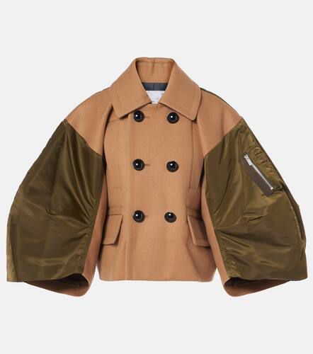 Sacai Wool and twill jacket - Sacai - Modalova