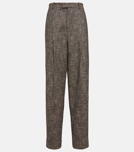 Pantalones anchos de mezcla de lana - Bottega Veneta - Modalova