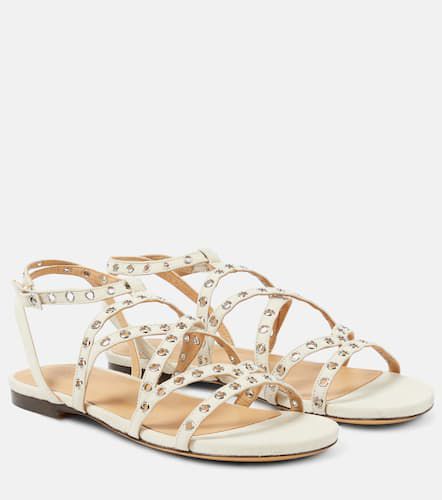 Verzierte Sandalen Lipa aus Veloursleder - Isabel Marant - Modalova