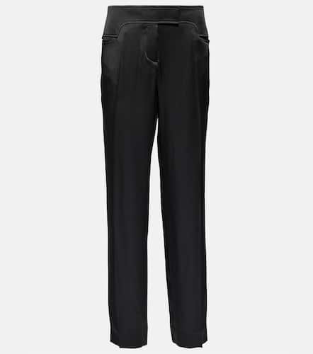 Tom Ford Pantaloni regular in raso - Tom Ford - Modalova