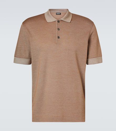 Zegna Cotton and silk polo shirt - Zegna - Modalova