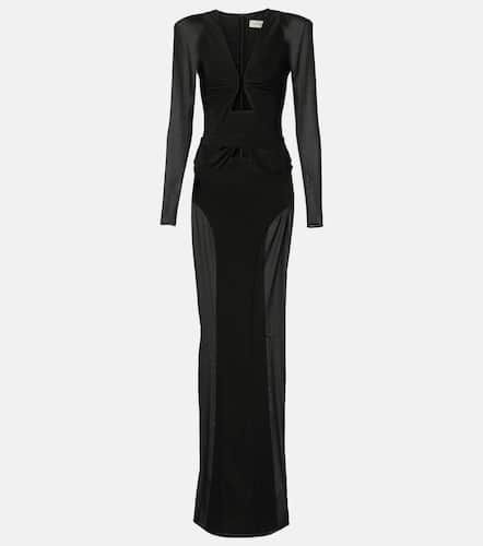 Paneled cutout gown - The New Arrivals Ilkyaz Ozel - Modalova