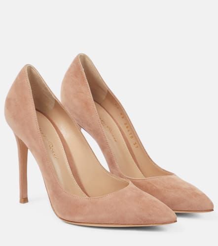 Gianvito 105 suede pumps - Gianvito Rossi - Modalova