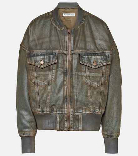 Coated denim bomber jacket - Acne Studios - Modalova