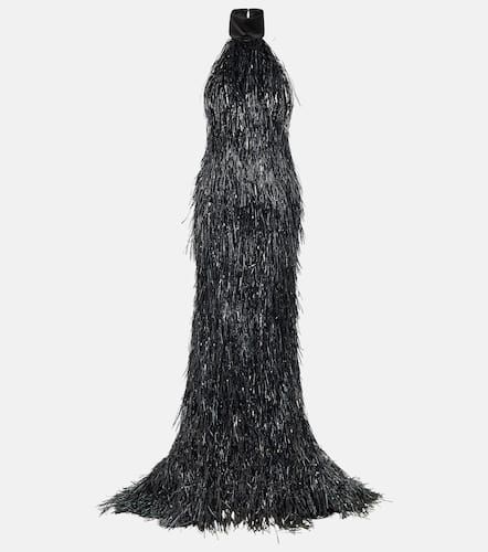 Vestido de fiesta fruncido con aberturas - LaQuan Smith - Modalova