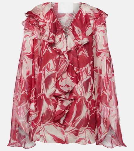 Elowyn printed silk blouse - Costarellos - Modalova