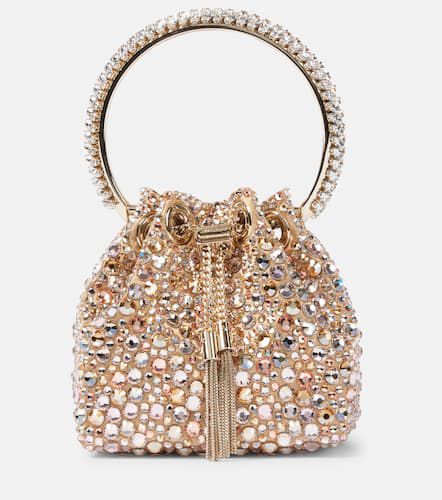 Bucket-Bag Bon Bon Micro aus Satin mit Kristallen - Jimmy Choo - Modalova