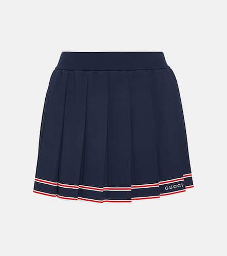 Falda de tenis plisada con logo - Gucci - Modalova