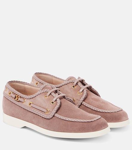 Palm Avenue suede boat shoes - Valentino Garavani - Modalova