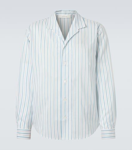 Camicia Franco in seta e cotone a righe - Umit Benan - Modalova