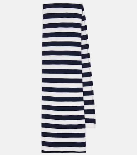 NÂ°181 Cloth striped cashmere-blend scarf - Extreme Cashmere - Modalova