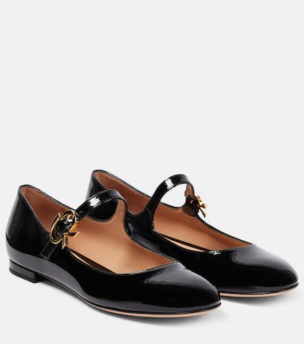 Mary Ribbon patent leather ballet flats - Gianvito Rossi - Modalova