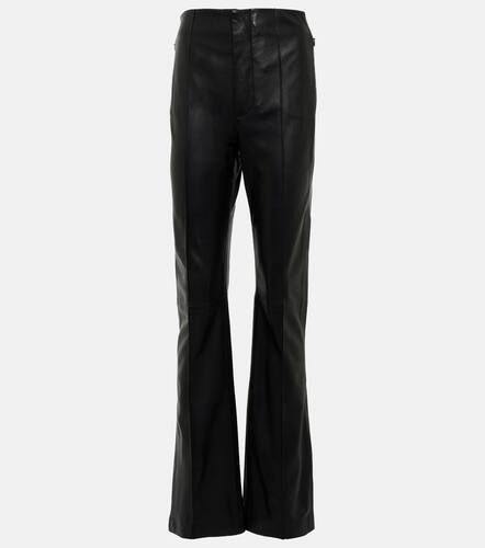 High-rise flared leather pants - Frame - Modalova