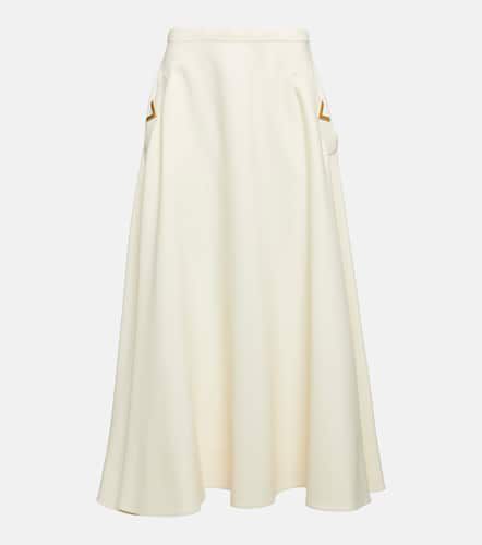 CrÃªpe Couture midi skirt - Valentino - Modalova