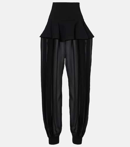 Alaïa Weite Hose aus Georgette - Alaia - Modalova