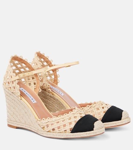 Alpargatas con cuña Sunburst 120 - Aquazzura - Modalova