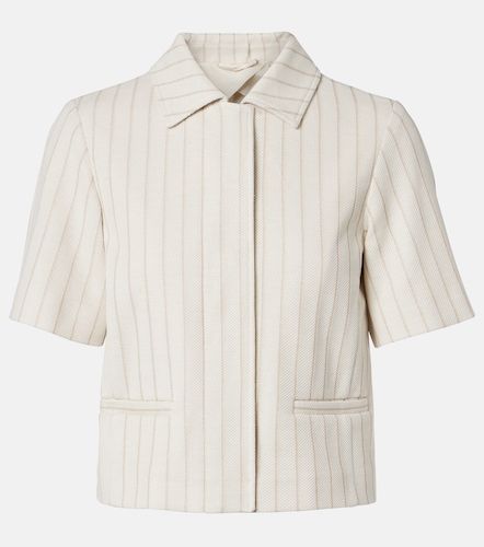 Chaqueta de algodón a rayas - Max Mara - Modalova