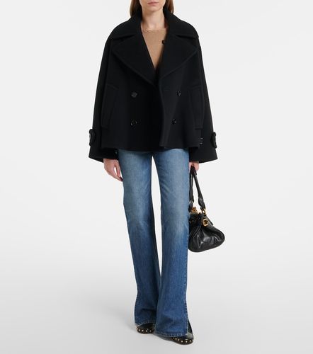 Double-breasted wool-blend peacoat - Chloe - Modalova