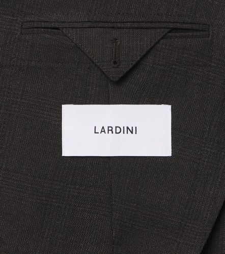 Checked double-breasted virgin wool blazer - Lardini - Modalova