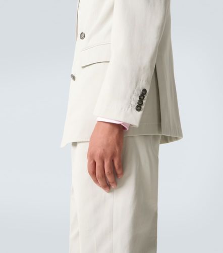 Double-breasted cotton and cashmere blazer - Dunhill - Modalova