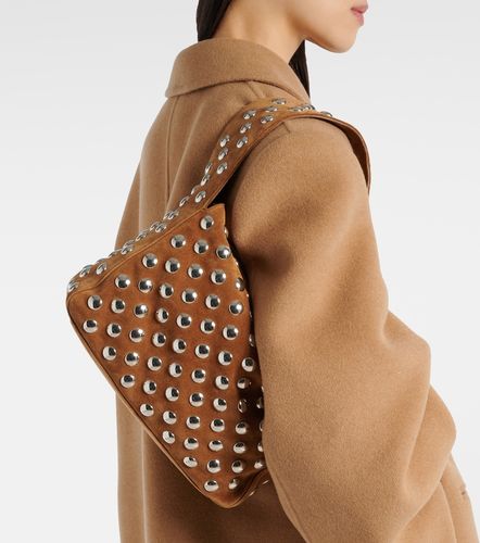 Borsa a spalla Elena in suede con borchie - Khaite - Modalova